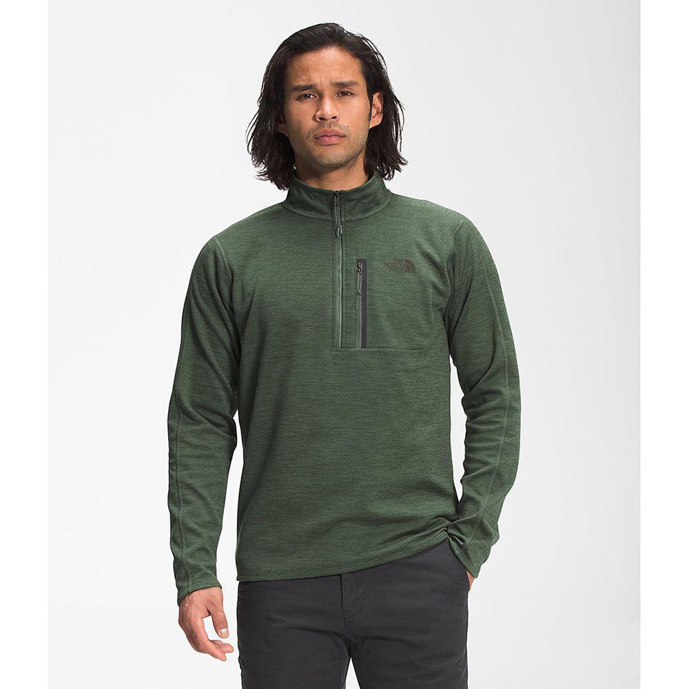 The North Face Canyonlands ½ Zip Ανδρικα Fleece - Πρασινο (CWSF39127)